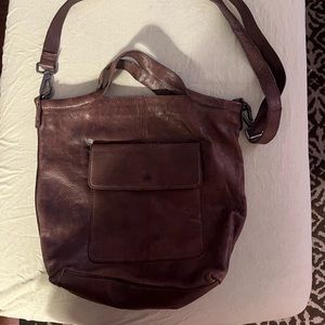 Latico Crossbody Bag/ Purse Brown Leather